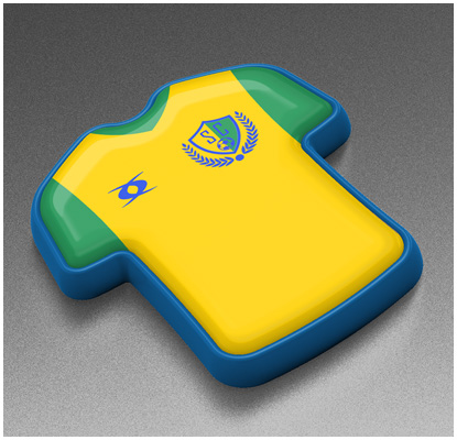 Aimants en forme de maillot de sport