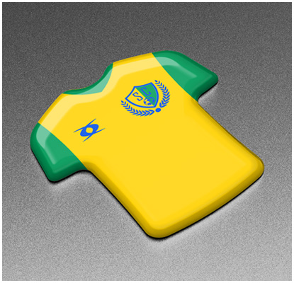 Aimants en forme de maillot de sport