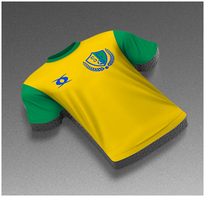 Aimants en forme de maillot de sport