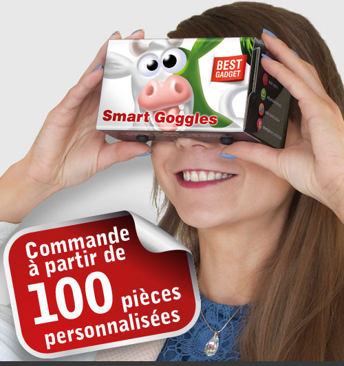 Smart goggles google cardboard VR
